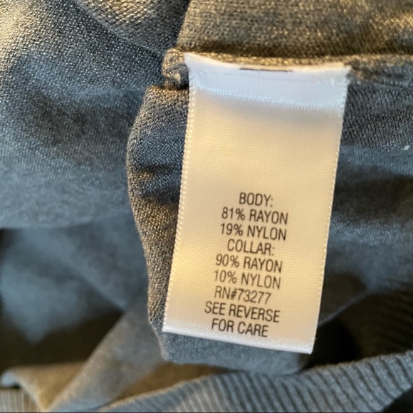 NWT Apt. 9 Gray Cowl Neck Sweater - Size Large - Picture 4 of 8